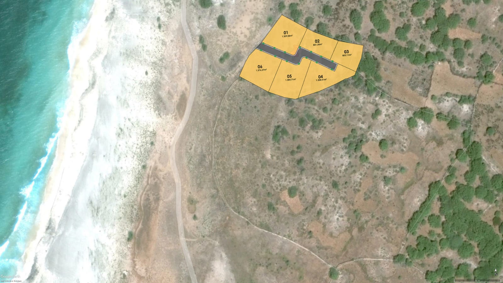 EXCLUSIVE BUILDING PLOT ON THE PRAIA BAXONA BEACH