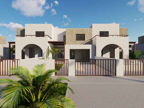 Houses for Sale Cape Verde – 3 Bed Cycas Townhouse at Djadsal Village, Sal
